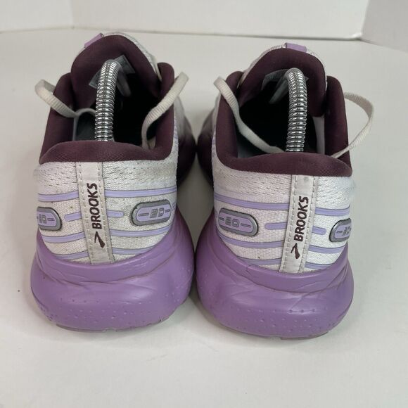 Brooks Glycerin 20 Womens 11B US 1203691B168 White Purple Running Shoes Sneakers - Picture 6 of 10